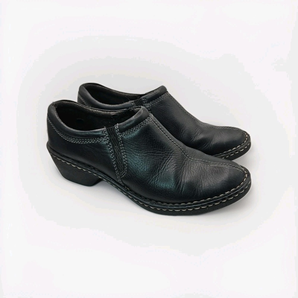 Eastland Black Leather Sz 9‎ Amore' Western Boot Shoes  Clog Loafer #405
